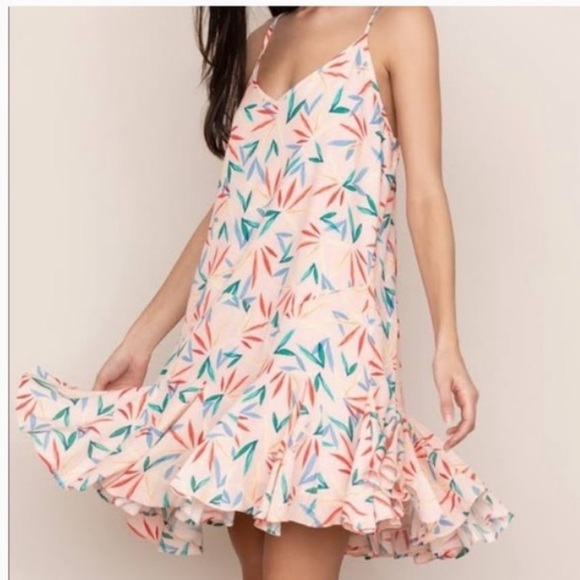 Yumi Kim Dresses & Skirts - Yumi Kim destination strappy dress ruffle hem detail M